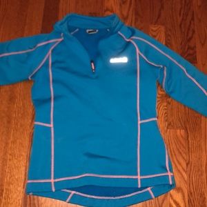 Blue avalanche pullover
